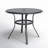 Alyah 40" Round Metal Outdoor Dining Table