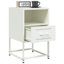 Angeliese 36cm W Steel Bedside Table-934719161