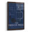 «Coffee Blueprint 1 1ndigo» par Marco Fabiano, art mural en verre acrylique-1789167227