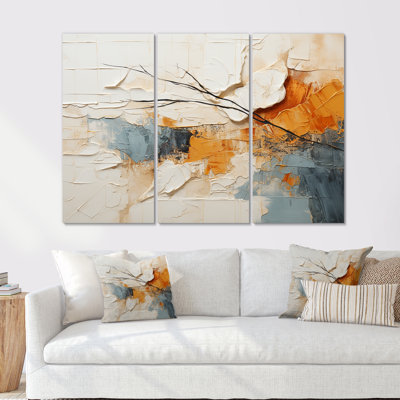 Minimalisme moderne scandinave sérénité - ensemble d'art moderne sur toile scandinave moderne