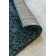 Solid Colour Machine Woven Teal Area Rug