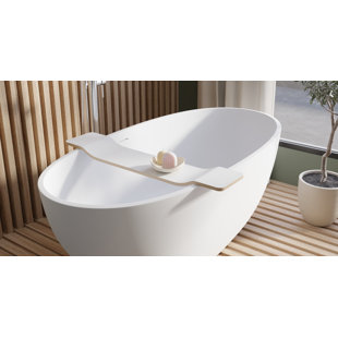 Badeloft Birch Wood Bathtub Caddy Tray BWA-01