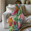 Preppy Cactus Decor - Couverture sherpa de qualité supérieure 1 pièce-100733724