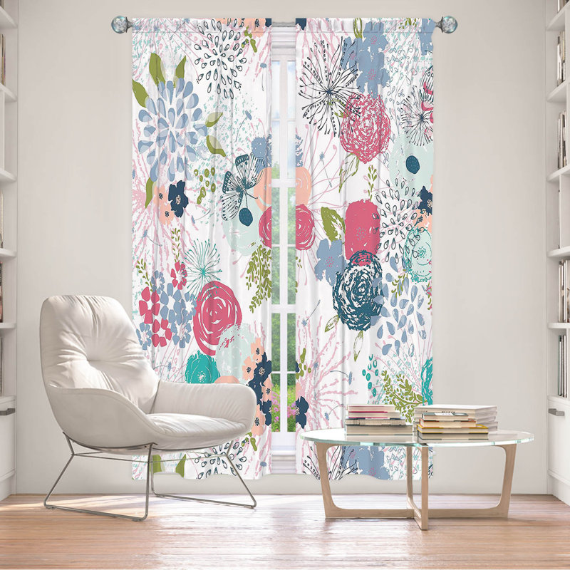 Room Darkening Curtain Pair, 20" W x 82" L