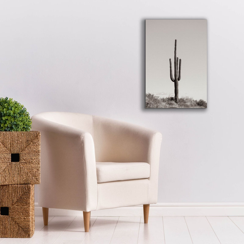"Epic Graffiti" Saguaro Af après-midi "par Nathan Larson, art mural sur toile, H 26 po x l 18 po x P 0,75 po
