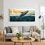 Art mural sur toile, "Baleine bleue foncée"-68721432