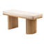 Banc en velours Flynn