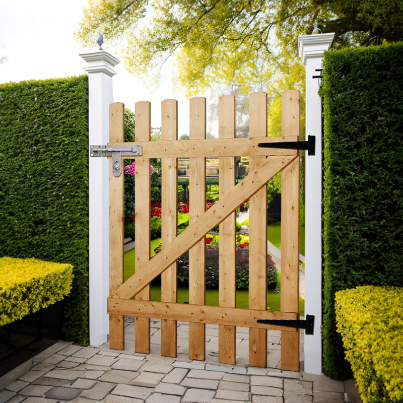 Wood Gate, 120cm H x 90cm W x 3cm W