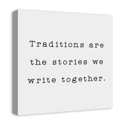 Traditions Together Canvas Print