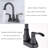 2-Handle Lavatory Faucet Bathroom Sink Faucet