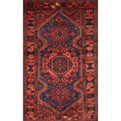 Tapis sud-ouest Mehroon / noir / bleu