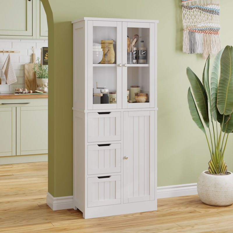 Tall Freestanding Bathroom Storage Cabinet