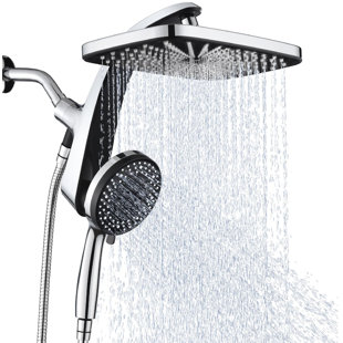 Pomme de douche à pluie, haute pression, pomme de douche à main à 10 jets, pommes de douche avec douchette combinée