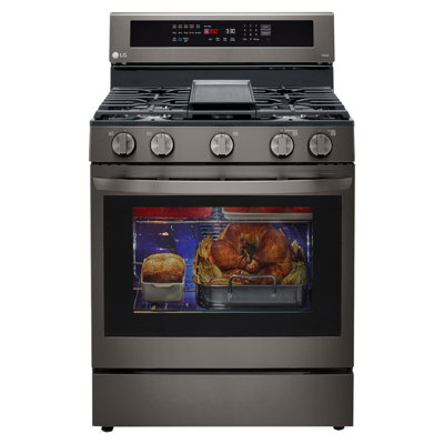 30"" 5.8 cu. ft. Freestanding Natural Gas with Air Fry -  LG, LRGL5825D