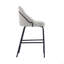 Tabouret de comptoir rembourré en métal Gracie-449696690-449696689