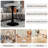 Marble-Top Round Side Table With Tapered Pedestal Base, Ideal For Living Room, Modern Minimalist Design-243855639