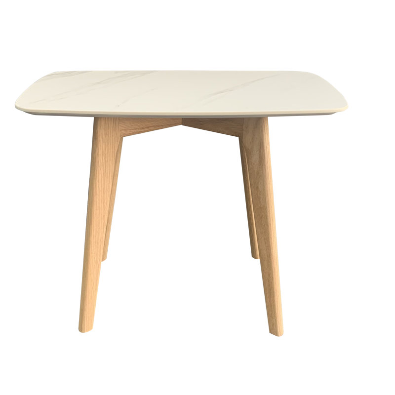 Katherline End Table, Light Wood, White