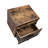 Bob Weathered Oak & Black Finish File Cabinet