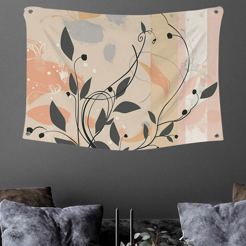 Tapisserie en microfibre, H 88 po x l 104 po
