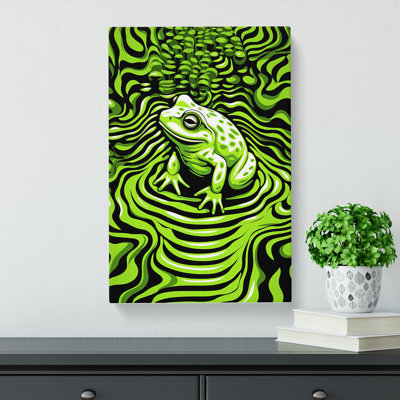 Frog - Wrapped Canvas