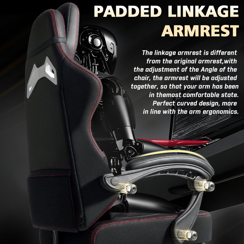 Big and Tall Gaming Chair with Massage and Pocket Spring Cushion,Gamer Chairs for Adults 400lb Weight Capacity, Video Game Chair with Headrest and Lumbar Support
