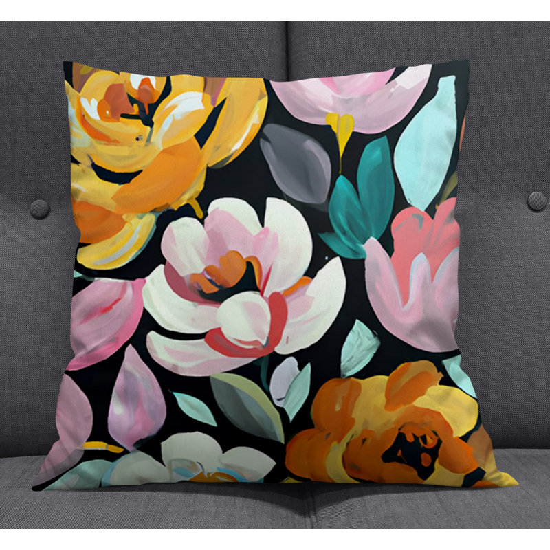 Throw Pillow, 16"H x 16"W, Pillow Cover Only - No Insert