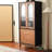 Brown+Black Solid Wood+Glass Display Cases