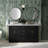 Tidworth Solid Wood Double Bathroom Vanity with 1.5'' Carrara Marble Top-807709627-812777083