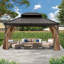 Pavillon de jardin permanent en aluminium-87169649-91417938