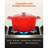 Enameled Cast Iron Dutch Oven Heavy-Duty Cookware with Lid Handles 6 Qt Red-117235046