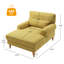Chaise longue rembourrée avec dossier réglable Davene-797908660