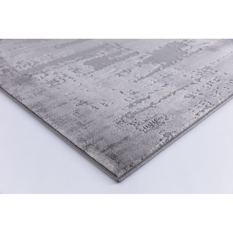 Tapis gris clair, Rectangle 5 pi 2 po x 7 pi 2 po