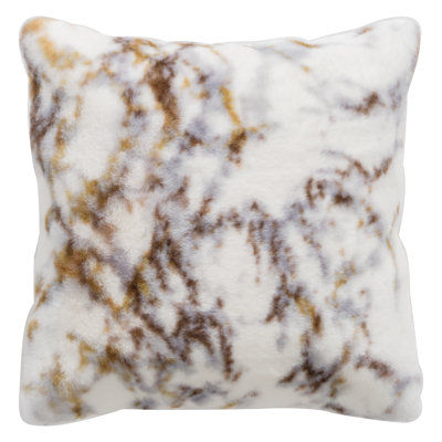 Luxury Abstract Reversible Throw Pillow