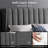 Upholstered Bed Frame with Channel Tufted Headboard-77082585-77082534