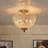 Ennu 3 - Light Glass Semi Flush Mount Light