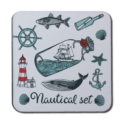 Square 6 Piece Coaster Set