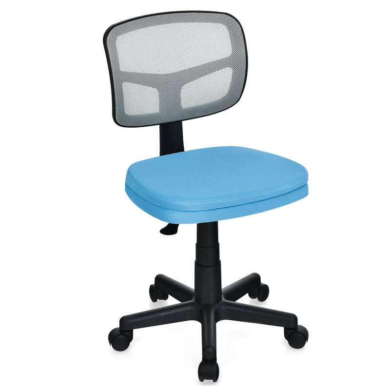 Jacques Drafting Chair, Black/White, Blue