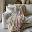  Subtle Shades Cross Design - couverture en sherpa de qualité supérieure 1 pièce - reproduction d'art luxueuse-96939217