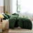 100% Cotton Waffle Weave Duvet Cover Set-135355229-135355232