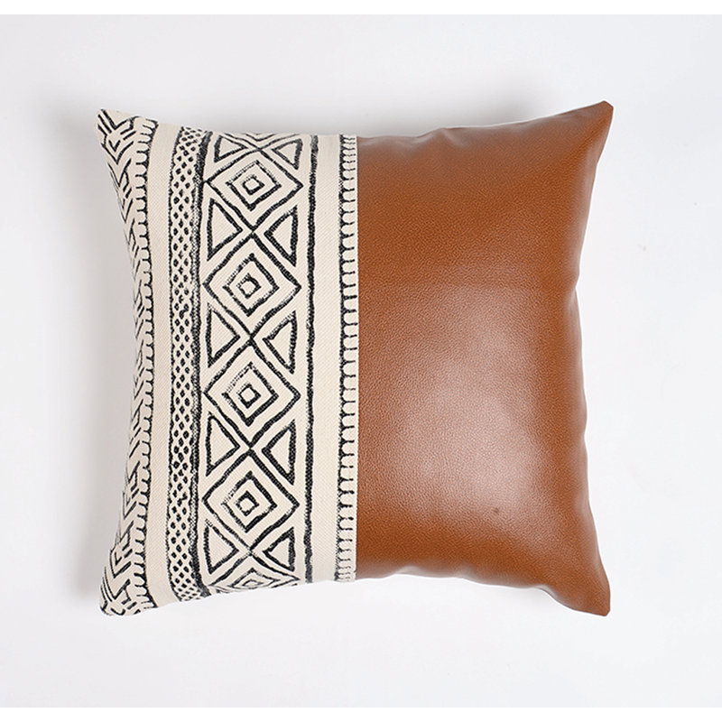 Kambre Patchwork Cotton Pillow Cover