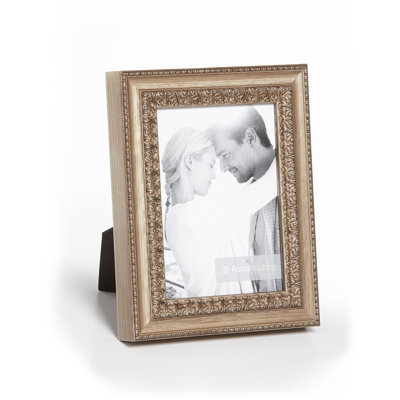 Silver Wood Embossed Picture Frame