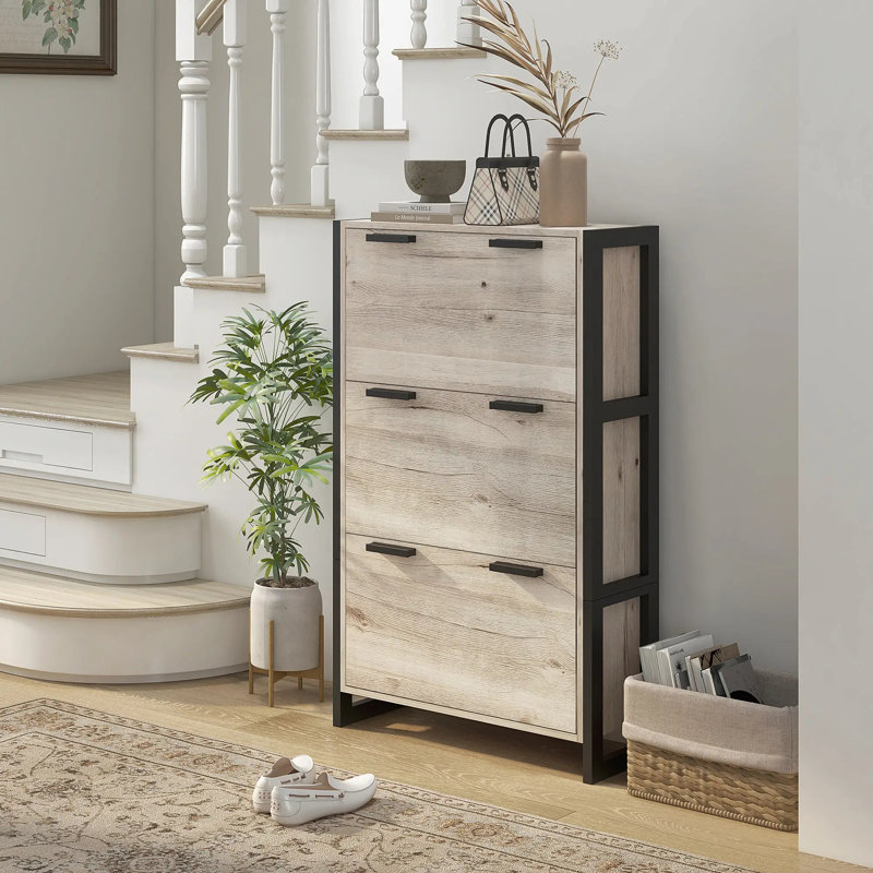 18 Pair Shoe Storage Cabinet