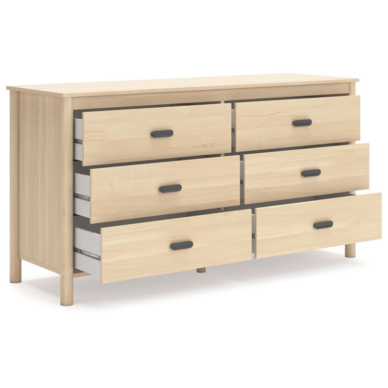 Kaceion 61.57'' W 6 - Drawer Dresser