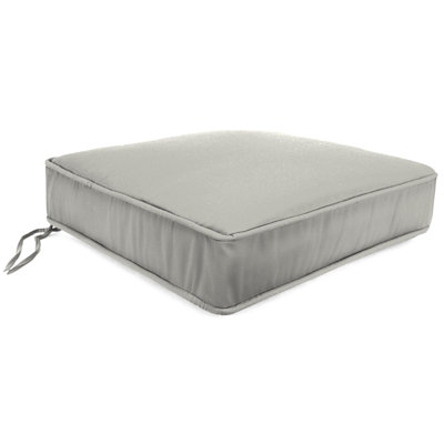 Sunbrella 23" x 22" Outdoor Deep Seat Cushion Set with Ties and Welt
