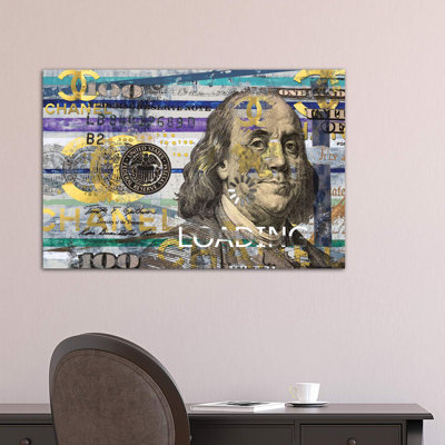 All About The Benjamins by Taylor Smith - Wrapped Canvas Print