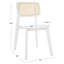 Chaise de salle à manger Finchamp Cane-69518665