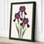 Irises in Violet Botanical - Wrapped Canvas-40885939-40885964