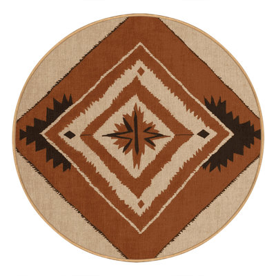 Tapis désert peint
