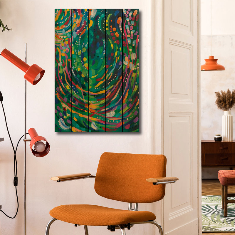 «Wood Night» par Sarah Coey, H 26 po x l 18 po
