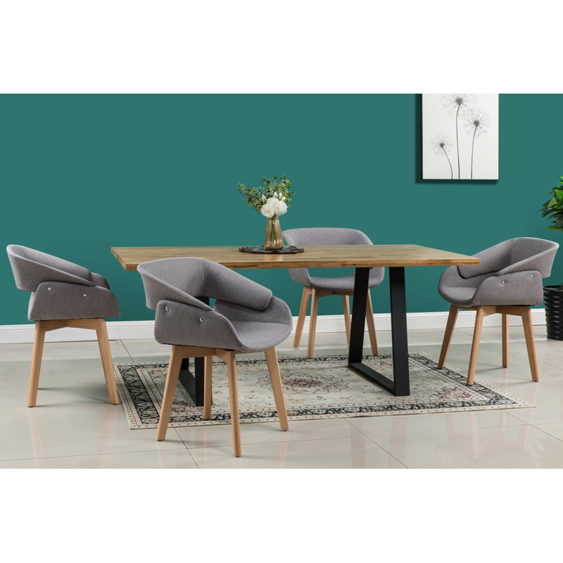 Swanson Upholstered Dining Chair, Grey